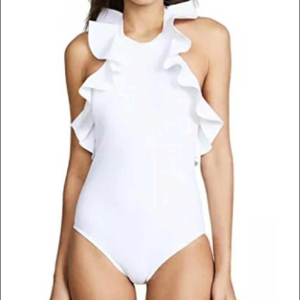 Karla Colletto Zaha halter one piece swimsuit NWT